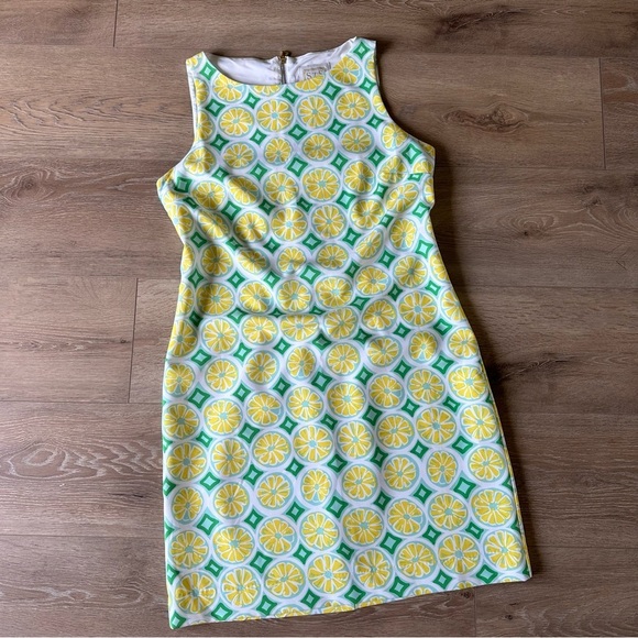 STS Sail to Sable Lemon Print Dress M - Picture 1 of 8